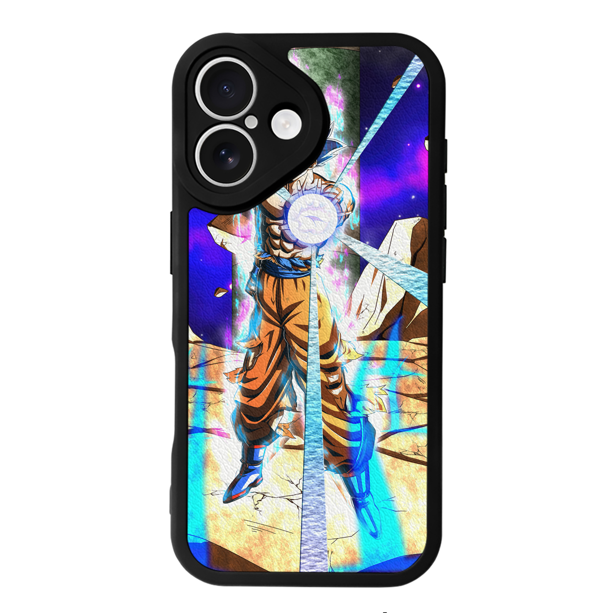 （画像用） ドラゴンボール DRAGON BALL 【iPhone 16シリーズ対応】シリコンスマホケース（レザー調） 材質：シリコン